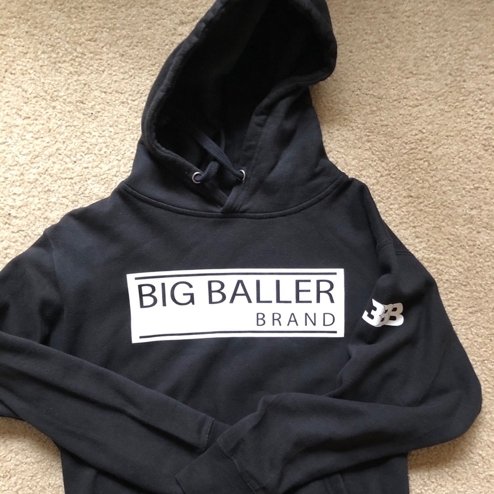 Big baller brand men black hoodie